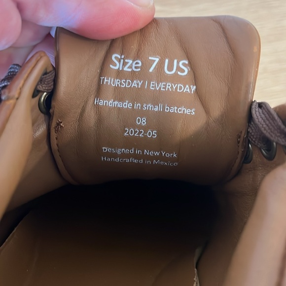 Thursday Boot Co. Brown Toffee Premier Low Top Genuine Leather Womens sneakers - Picture 5 of 14